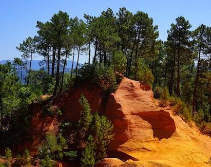 Organiser une sortie en car au Colorado Provençal pour explorer des paysages aux couleurs d’ocre au départ du Sud
